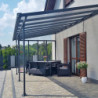Pergola Feria 300x546cm en aluminium et polycarbonate 8mm Palram