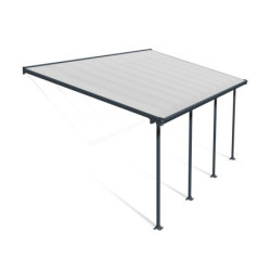 Pergola Feria 300x610cm en aluminium et polycarbonate 8mm Palram