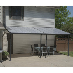 Pergola Feria 300x610cm en aluminium et polycarbonate 8mm Palram