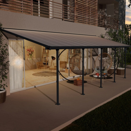 Pergola Feria 300x851cm en alu et polycarbonate 8mm Canopia by Palram