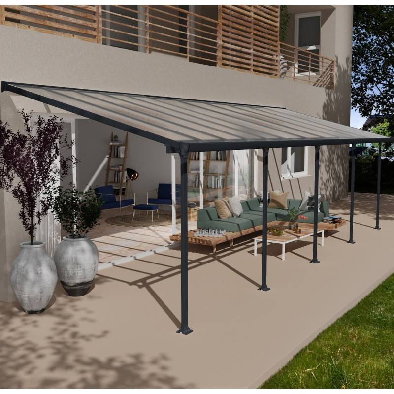 Pergola Feria 300x915cm en alu et polycarbonate 8mm Canopia by Palram