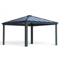 Pergola Dallas 422x422cm en alu et polycarbonate - Canopia by Palram