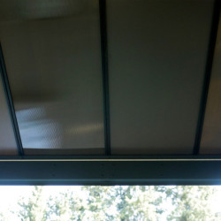 Pergola Dallas 422x422cm en alu et polycarbonate - Canopia by Palram
