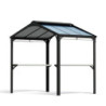 Pergola Dallas 422x422cm en alu et polycarbonate - Canopia by Palram