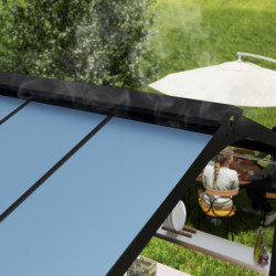 Pergola Dallas 422x422cm en alu et polycarbonate - Canopia by Palram