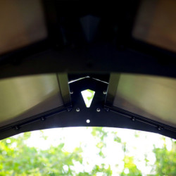 Pergola Dallas 422x422cm en alu et polycarbonate - Canopia by Palram