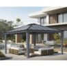 Pergola Dallas 422x483,7cm en alu et polycarbonate - Canopia by Palram