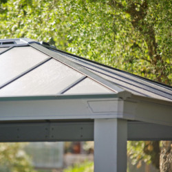 Pergola Dallas 422x483,7cm en alu et polycarbonate - Canopia by Palram