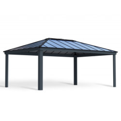 Pergola Dallas 422x606,3cm en alu et polycarbonate - Canopia by Palram
