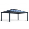 Pergola Dallas 422x606,3cm en alu et polycarbonate - Canopia by Palram