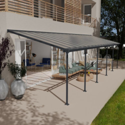Pergola Feria 3x10,35m en alu et polycarbonate 8mm Canopia by Palram