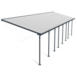 Pergola Feria 3x11,56m en alu et polycarbonate 8mm Canopia by Palram