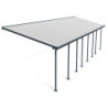 Pergola Feria 3x11,56m en alu et polycarbonate 8mm Canopia by Palram
