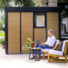 Bureau de jardin Copenhagen - alu et bois composite - isolation - Palram