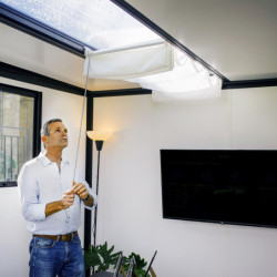 Bureau de jardin Copenhagen - alu et bois composite - isolation - Palram