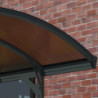 Carport Victoria 5000 en alu gris et polycarbonate bronze - Palram