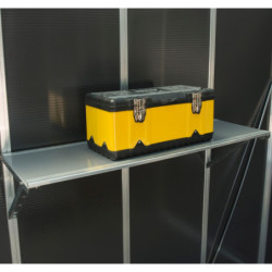 Kit de 1 étagère en polycarbonate pour abri de jardin - Canopia