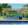 Pergola autoportante 400x300cm - lamellé-collé - Valencia - Maderland