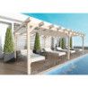 Pergola autoportante 1000x500cm - lamellé-collé - Marsella - Maderland