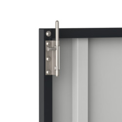 Abri à vélos - acier galvanisé - anthracite - 2,05m² - Duramax