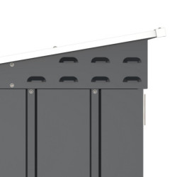 Abri à vélos - acier galvanisé - anthracite - 2,05m² - Duramax