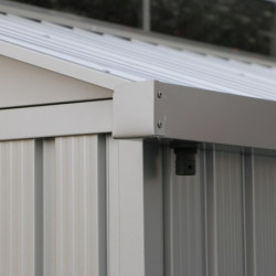 Abri en alu gris avec puits de lumière 4,33m² DURAMAX