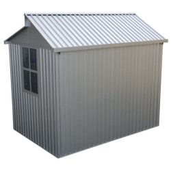 Abri en alu gris avec puits de lumière 4,33m² DURAMAX