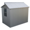 Abri en alu gris avec puits de lumière 4,33m² DURAMAX