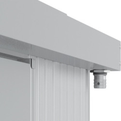 Abri en alu gris avec puits de lumière 7,27m² DURAMAX