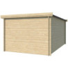Garage Oregon 16,41m² bois avec emboitement 3D - Gardenas