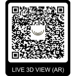 Abri Qube 6,3m² en bois traité 27mm avec porte + fenêtre Gardenas