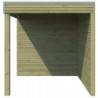 Abri de Jardin Qube 12m² + Extension en Bois Autoclave 27mm - Gardenas