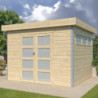 Abri Kasuko S 8,7m² bois + profils de coins en alu - Gardenas
