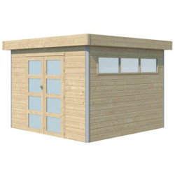 Abri Kasuko S 8,7m² bois + profils de coins en alu - Gardenas