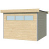 Abri Kasuko S 8,7m² bois + profils de coins en alu - Gardenas