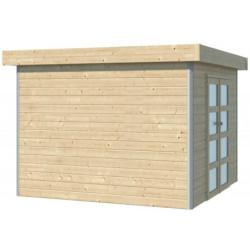 Abri Kasuko S 8,7m² bois + profils de coins en alu - Gardenas