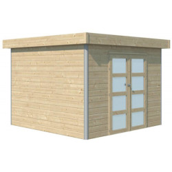 Abri Kasuko S 8,7m² bois + profils de coins en alu - Gardenas