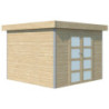 Abri Kasuko S 8,7m² bois + profils de coins en alu - Gardenas