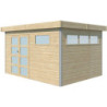 Abri Kasuko M 11,36m² bois + profils de coins en alu - Gardenas