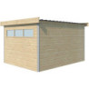Abri Kasuko M 11,36m² bois + profils de coins en alu - Gardenas