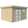 Abri Kasuko M 11,36m² bois + profils de coins en alu - Gardenas