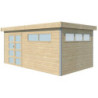 Abri Kasuko XL 14,31m² bois + profils de coins en alu - Gardenas