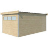 Abri Kasuko XL 14,31m² bois + profils de coins en alu - Gardenas