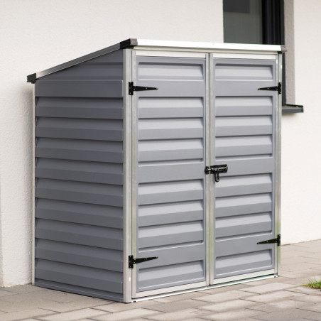 Abri Voyager - 1,25m² - polycarbonate et alu - Canopia by Palram