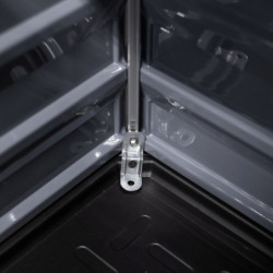 Abri Voyager - 1,25m² - polycarbonate et alu - Canopia by Palram