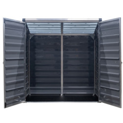 Abri Voyager - 1,25m² - polycarbonate et alu - Canopia by Palram