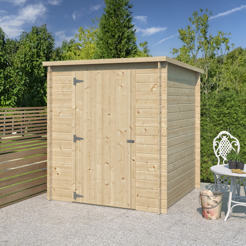 Chalet Svendborg 3,23m² en bois massif 19mm+porte simple Gardenas