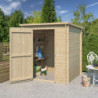 Chalet Svendborg 3,23m² en bois massif 19mm+porte simple Gardenas