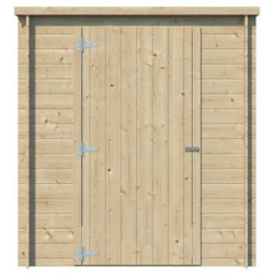 Chalet Svendborg 3,23m² en bois massif 19mm+porte simple Gardenas