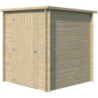 Chalet Svendborg 3,23m² en bois massif 19mm+porte simple Gardenas
